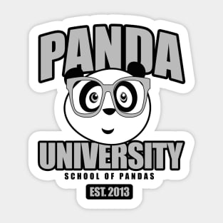 Panda University Sticker